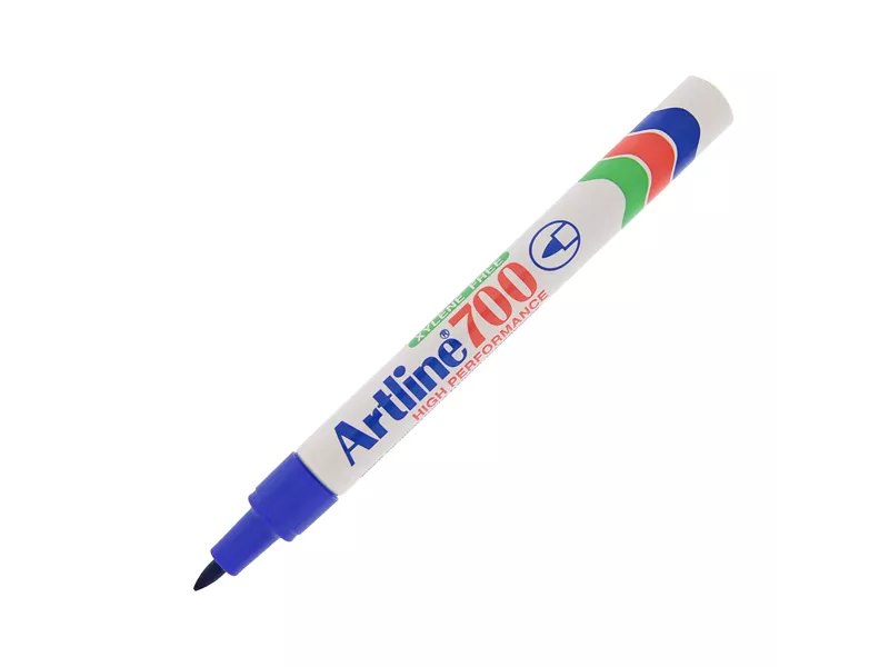 Marcatore Permanente a Vernice A700 Artline - Punta Tonda - 0,7 mm - A700B (Blu)