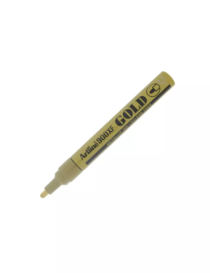 Marcatore Permanente A900XF Artline - Punta Tonda - 2,3 mm - A900O (Oro)