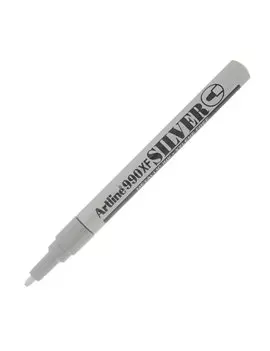 Marcatore Permanente a Vernice A990XF Artline - Punta Tonda - 1,2 mm - A990A (Argento)