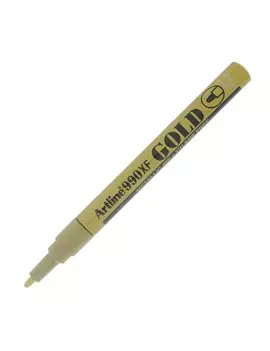 Marcatore Permanente a Vernice A990XF Artline - Punta Tonda - 1,2 mm - A990O (Oro)