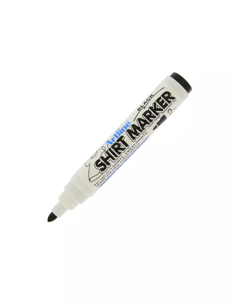 Marcatore Permanente per Tessuti Shirt Maker Artline - Punta Tonda - 2 mm - AEKT2N (Nero) Marcatore Permanente per Tessuti Shirt Maker Artline - Punta Tonda - 2 mm - AEKT2N (Nero)