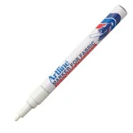 Marcatore Permanente per Tessuti Shirt Maker Artline - Punta Tonda - 1,2 mm - AEKC1BI (Bianco)