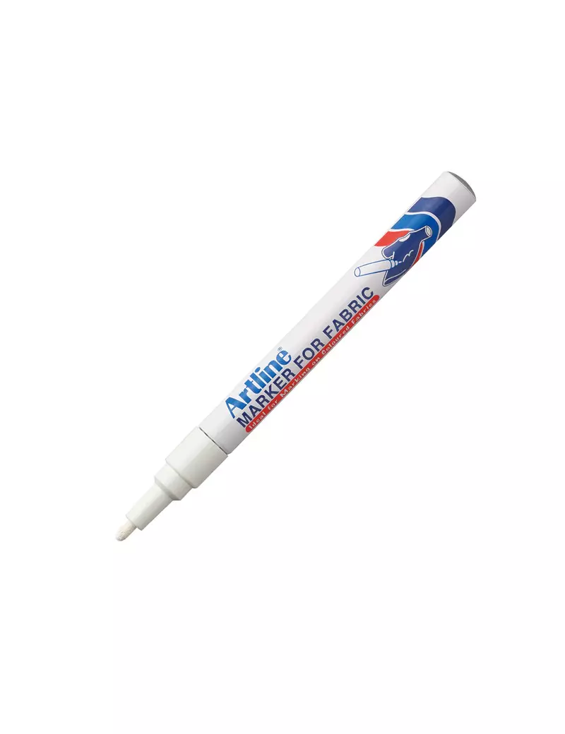 Marcatore Permanente per Tessuti Shirt Maker Artline - Punta Tonda - 1,2 mm - AEKC1BI (Bianco) Marcatore Permanente per Tessuti Shirt Maker Artline - Punta Tonda - 1,2 mm - AEKC1BI (Bianco)