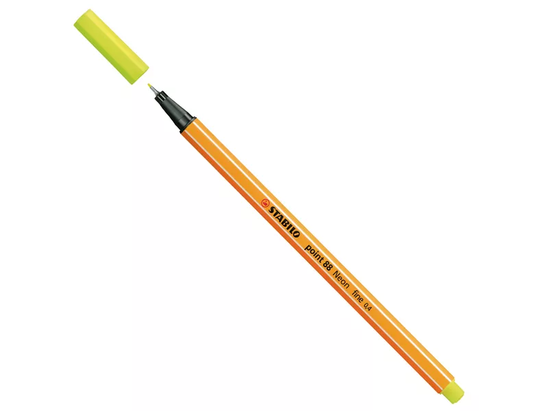 Fineliner Point 88 Stabilo - 0,4 mm - 88/024 (Giallo Neon Conf. 10) Fineliner Point 88 Stabilo - 0,4 mm - 88/024 (Giallo Neon Conf. 10)