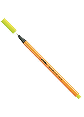 Fineliner Point 88 Stabilo - 0,4 mm - 88/024 (Giallo Neon Conf. 10)