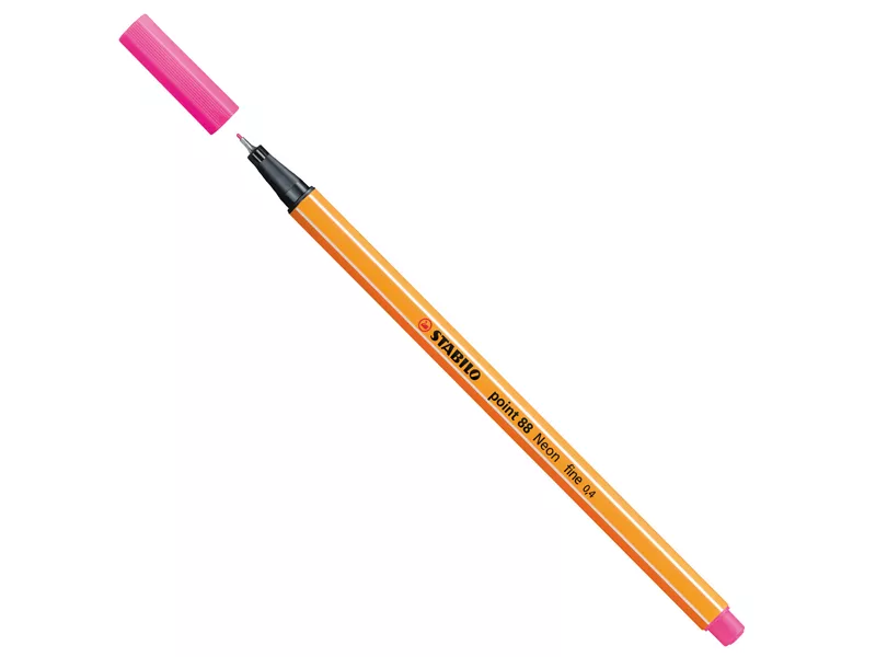 Fineliner Point 88 Stabilo - 0,4 mm - 88/056 (Rosa Neon Conf. 10)