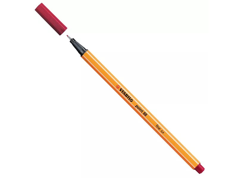 Fineliner Point 88 Stabilo - 0,4 mm - 88/50 (Carminio Conf. 10)
