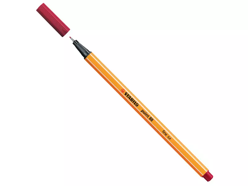 Fineliner Point 88 Stabilo - 0,4 mm - 88/50 (Carminio Conf. 10) Fineliner Point 88 Stabilo - 0,4 mm - 88/50 (Carminio Conf. 10)
