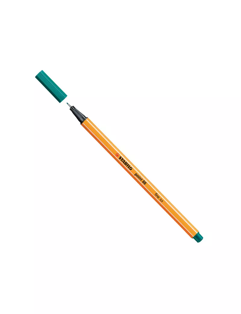 Fineliner Point 88 Stabilo - 0,4 mm - 88/51 (Turchese Conf. 10) Fineliner Point 88 Stabilo - 0,4 mm - 88/51 (Turchese Conf. 10)
