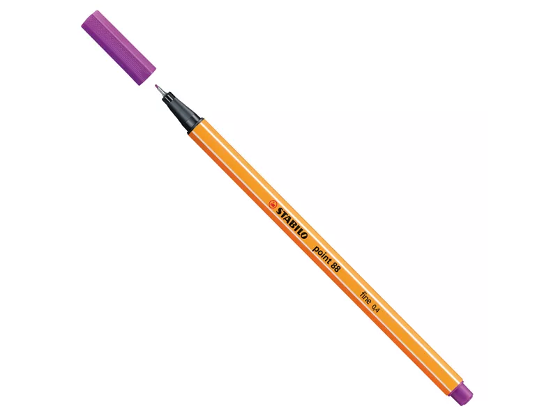 Fineliner Point 88 Stabilo - 0,4 mm - 88/58 (Lilla Conf. 10)