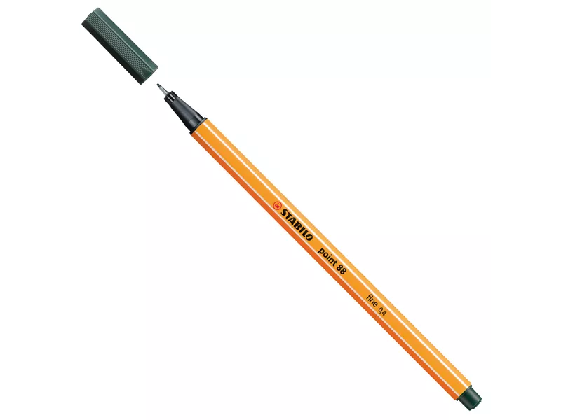 Fineliner Point 88 Stabilo - 0,4 mm - 88/63 (Verde Oliva Conf. 10)