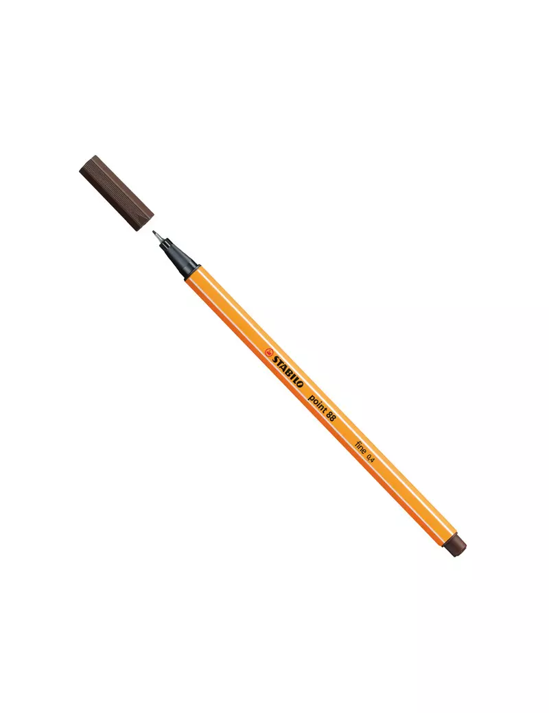 Fineliner Point 88 Stabilo - 0,4 mm - 88/65 (Terra d'Ombra Conf. 10) Fineliner Point 88 Stabilo - 0,4 mm - 88/65 (Terra d'Ombra Conf. 10)