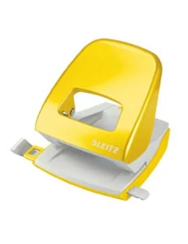 Perforatore a 2 Fori 5008 Nexxt Leitz - 30 Fogli - 50081216 (Giallo Metallizzato)