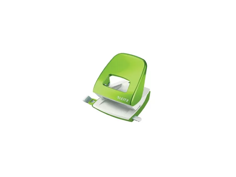 Perforatore a 2 Fori 5008 Nexxt Leitz - 30 Fogli - 50081254 (Verde Lime Metallizzato)