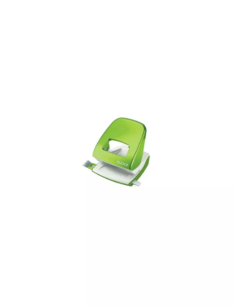 Perforatore a 2 Fori 5008 Nexxt Leitz - 30 Fogli - 50081254 (Verde Lime Metallizzato)