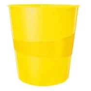 Cestino Gettacarte Wow Leitz - 15 Litri - 52781016 (Giallo)