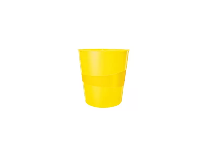 Cestino Gettacarte Wow Leitz - 15 Litri - 52781016 (Giallo)