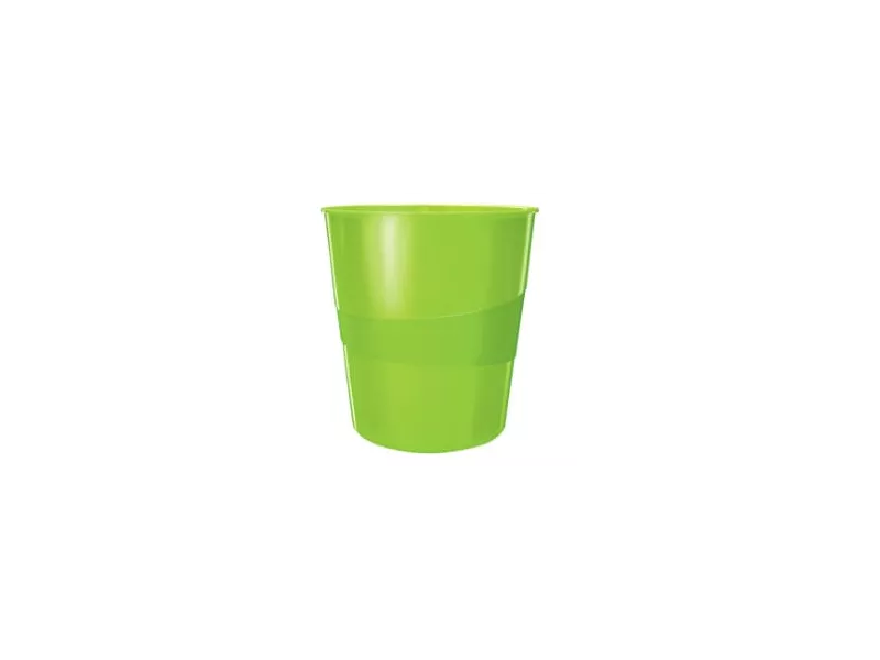 Cestino Gettacarte Wow Leitz - 15 Litri - 52781054 (Verde Lime) Cestino Gettacarte Wow Leitz - 15 Litri - 52781054 (Verde Lime)