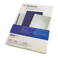 Copertine in Cartoncino per Rilegatura GBC - A4 Liscia - CE080070 (Bianco Conf. 100)
