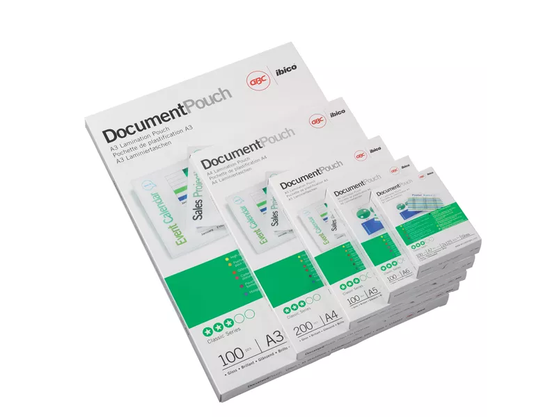 Pouches per Plastificatrici GBC - 65x95 mm - 125 micron - 3740301 (Trasparente Conf. 100) Pouches per Plastificatrici GBC - 65x95 mm - 125 micron - 3740301 (Trasparente Conf. 100)