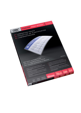 Pouches per Plastificatrici High-Speed GBC - A4 Lucida - 100 micron - 3747525 (Trasparente Conf. 100)