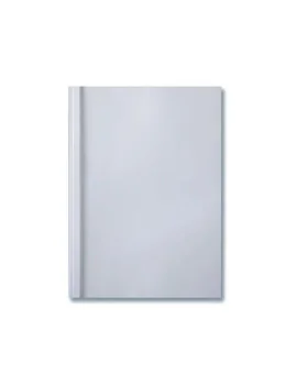 Cartelline Termiche per Rilegatura Standard GBC - Liscia - 30 mm - IB370113 (Trasparente e Bianco Conf. 50)