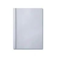 Cartelline Termiche per Rilegatura Standard GBC - Liscia - 40 mm - IB370137 (Trasparente e Bianco Conf. 50)