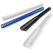 Dorsini Spiralati Plastici ClickBind GBC - 8 mm - 70 Fogli - 388002E (Bianco Conf. 50)