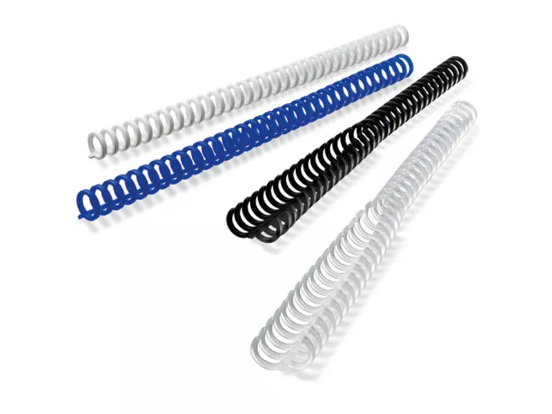 Dorsini Spiralati Plastici ClickBind GBC - 8 mm - 70 Fogli - 388002E (Bianco Conf. 50)