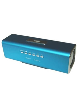 Altoparlante Portatile Multimediale Music Angel (Blu Metallizzato)