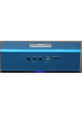 Altoparlante Portatile Multimediale Music Angel (Blu Metallizzato)
