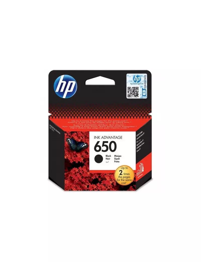Cartuccia Originale HP CZ101AE 650 (Nero 360 pagine) Cartuccia Originale HP CZ101AE 650 (Nero 360 pagine)