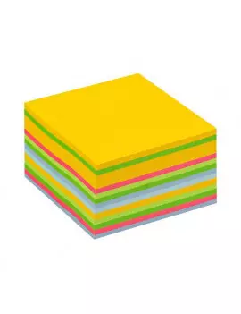 Cubo Post-it 3M - 76x76 mm (Giallo Neon, Verde Ultra, Verde, Rosa Ultra, Blu Ultra, Blu)