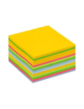 Cubo Post-it 3M - 76x76 mm (Giallo Neon, Verde Ultra, Verde, Rosa Ultra, Blu Ultra, Blu)