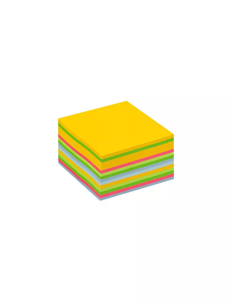 Cubo Post-it 3M - 76x76 mm (Giallo Neon, Verde Ultra, Verde, Rosa Ultra, Blu Ultra, Blu) Cubo Post-it 3M - 76x76 mm (Giallo Neon, Verde Ultra, Verde, Rosa Ultra, Blu Ultra, Blu)