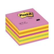 Cubo Post-it 3M - 76x76 mm (Rosa Neon, Giallo Neon, Arancio Neon, Rosa Ultra, Verde Neon)
