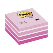 Cubo Post-it 3M - 76x76 mm (Rosa Pastello, Rosa Corallo, Rosa Neon, Rosa Ultra, Bianco)