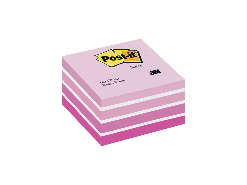 Cubo Post-it 3M - 76x76 mm (Rosa Pastello, Rosa Corallo, Rosa Neon, Rosa Ultra, Bianco) Cubo Post-it 3M - 76x76 mm (Rosa Pastello, Rosa Corallo, Rosa Neon, Rosa Ultra, Bianco)