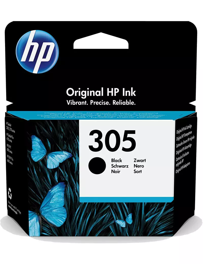 Cartuccia Originale HP 3YM61AE 305 (Nero 120 pagine) Cartuccia Originale HP 3YM61AE 305 (Nero 120 pagine)