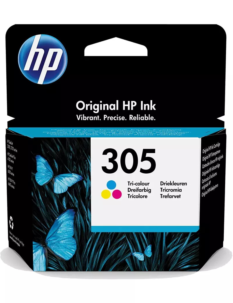 Cartuccia Originale HP 3YM60AE 305 (Colori 100 pagine) Cartuccia Originale HP 3YM60AE 305 (Colori 100 pagine)