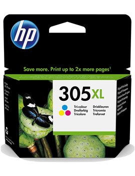 Cartuccia Originale HP 3YM63AE 305XL (Colori 200 pagine)