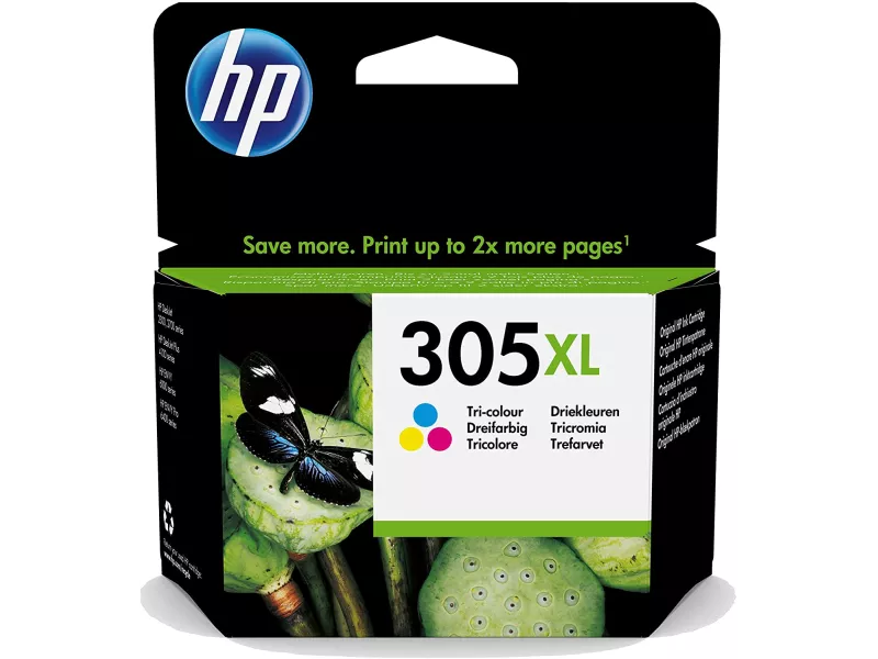 Cartuccia Originale HP 3YM63AE 305XL (Colori 200 pagine)