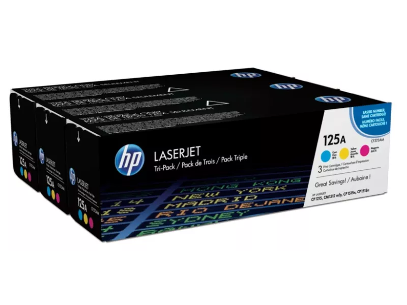 Multipack Toner Originali HP CF373AM 125A (Colori Conf. 3)