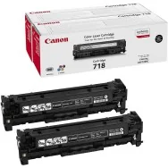 Toner Originale Canon 718bk 2662B017 (Nero 3400 pagine Conf. 2)