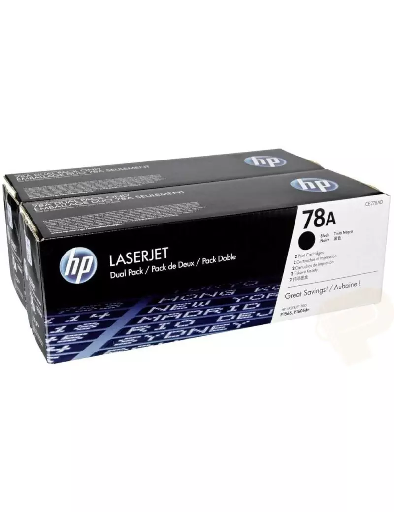 Toner Originale HP CE278AE 78A (Nero Conf. 2)