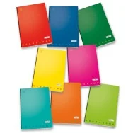 Quaderno Monocromo 100 Pigna - A4 - Quadretti 5 mm con Margini - 02217800Q (Assortiti Conf. 10)