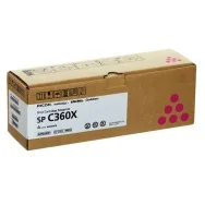 Toner Originale Ricoh 408252 SP C360X (Magenta 9000 pagine)