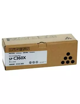 Toner Originale Ricoh 408250 SP C360X (Nero 10000 pagine)