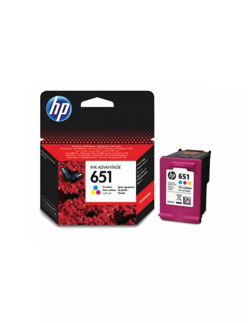 Cartuccia Originale HP C2P11AE 651 (Colore 300 pagine)