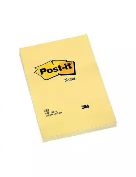 Post-it Notes Large 659 3M - 102x152 mm - 94293 (Giallo Canary Conf. 6)